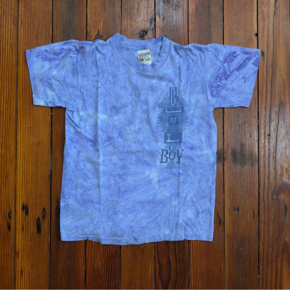 Vintage Bugle Boy tie dye short sleeve crew neck tshirt